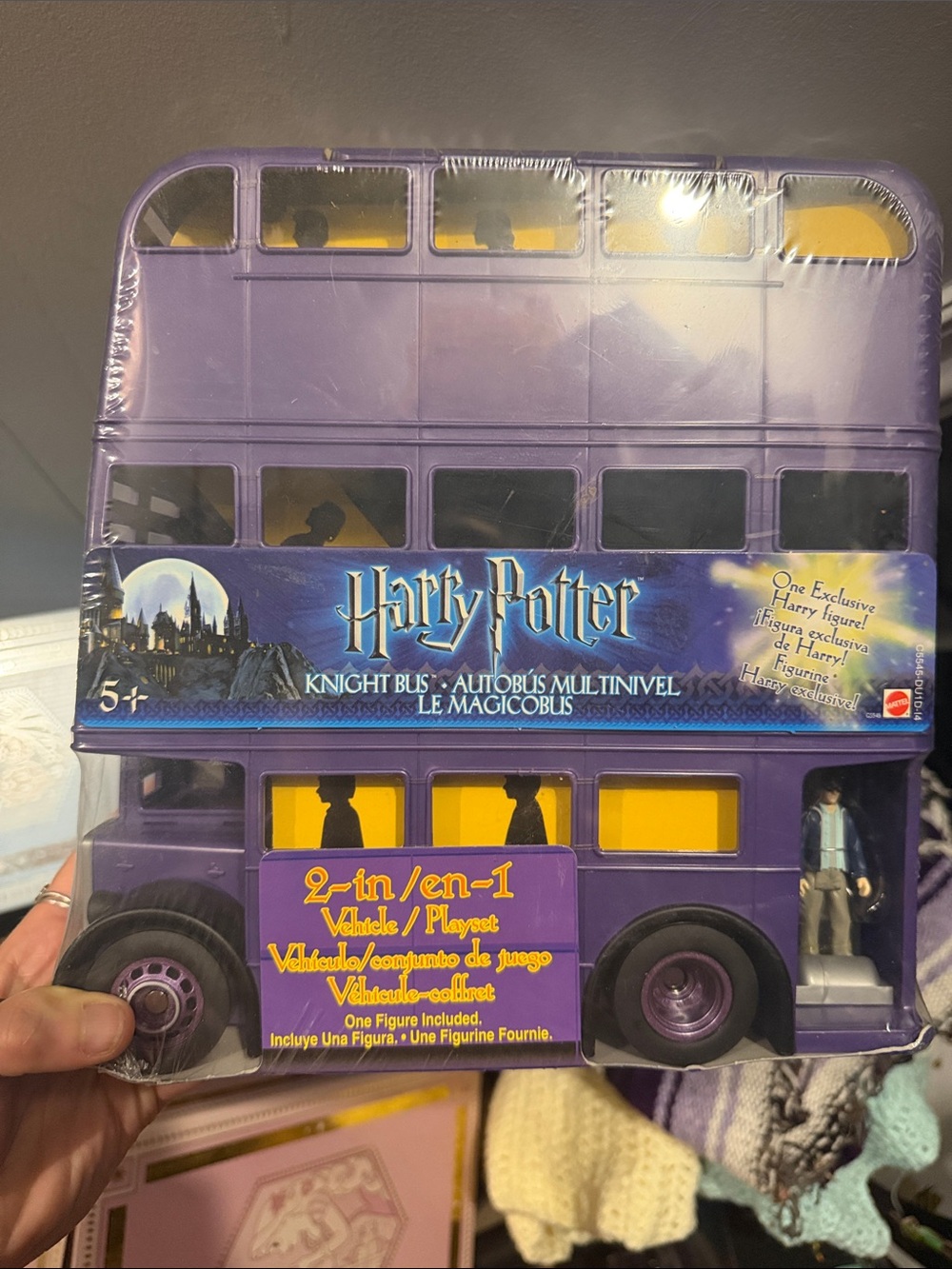 Warner Bros. Harry Potter Purple Knight Bus Playset with Figure